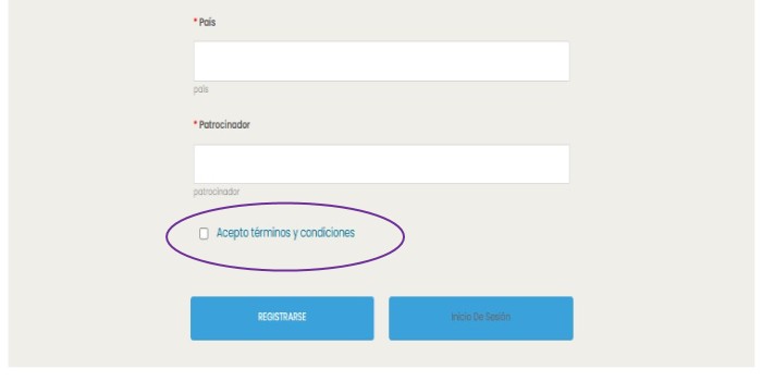 Terminos y condiciones